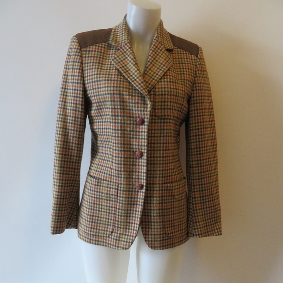 HENRY COTTONS TWEED BLAZER SIZE-40/ US medium - Picture 1 of 8